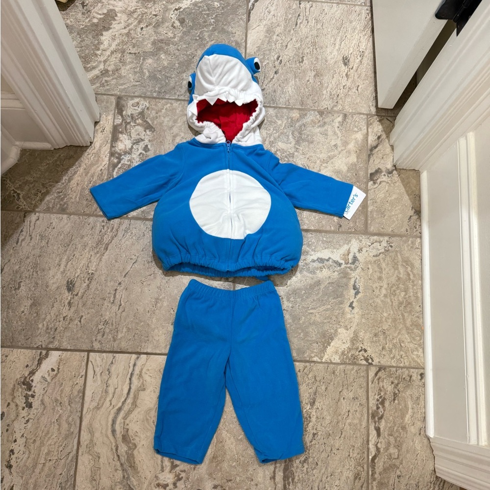 NWT size 6-9 months Blue Shark Kids Costume